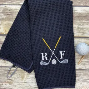 Personalized Microfiber Golf Towel