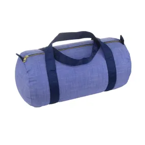 Personalized Navy Chambray Duffel Bag