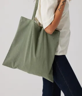 Pigment-Dyed Tote Bag - Army