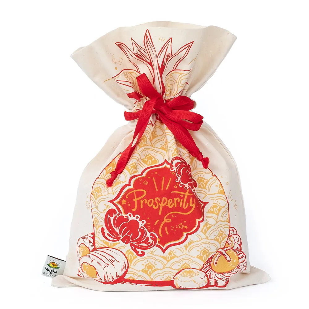 Pineapple Tart Drawstring Gift Bag