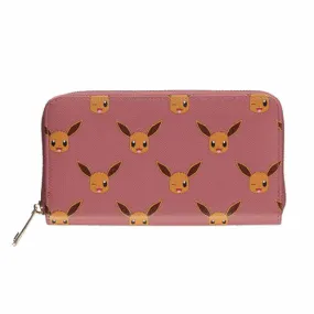 Pokemon - Eevee All Over Print Zip Around Wallet