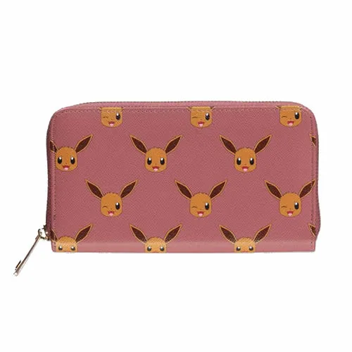 Pokemon - Eevee All Over Print Zip Around Wallet