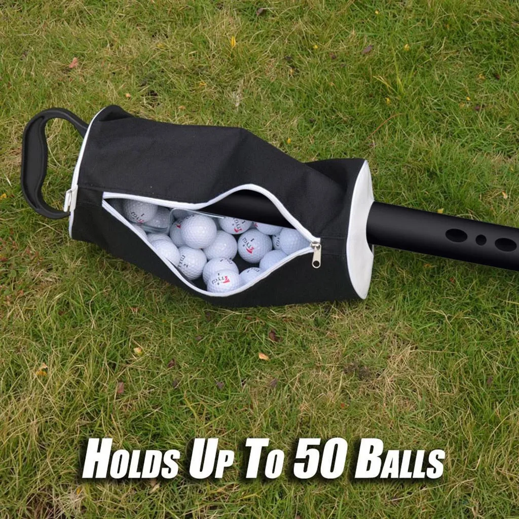 Portable Golf Ball Shag Bag Pick Up