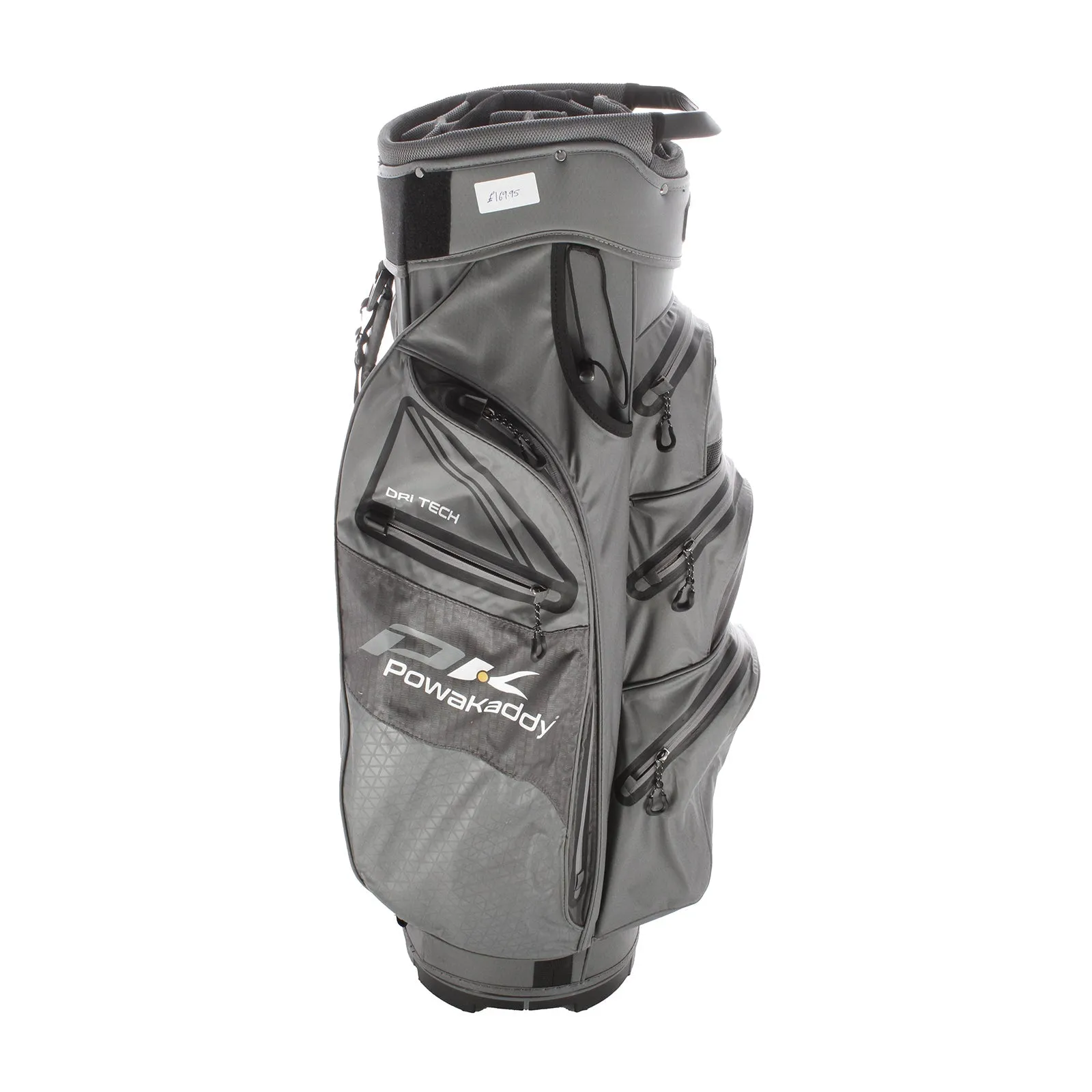 PowaKaddy Dri Tech Cart Bag - Grey/Black