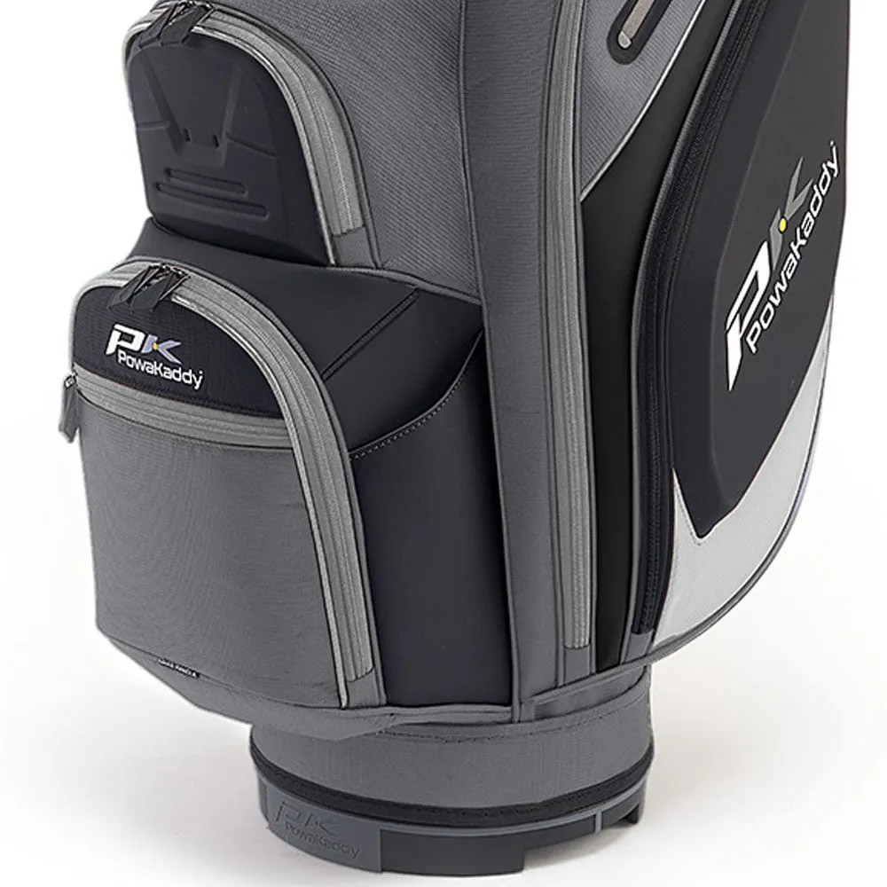 PowaKaddy Premium Edition  Cart Bag - Gun Metal/Black/Silver