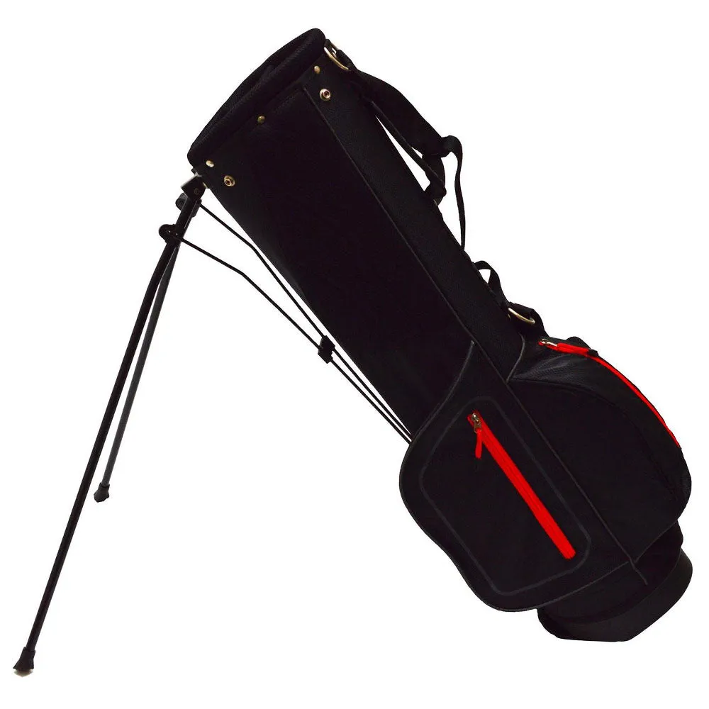 Powerbilt TPX Sunday Golf Stand Bag - Black/Red