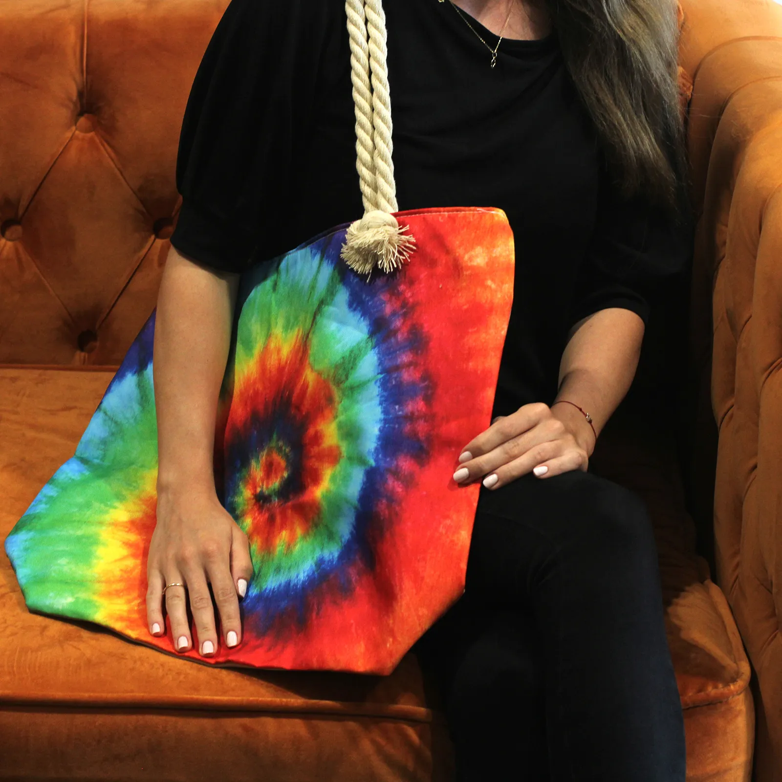 Psychedelic Splash Bag - Sunburst Dream | Vibrant Color Splash Design