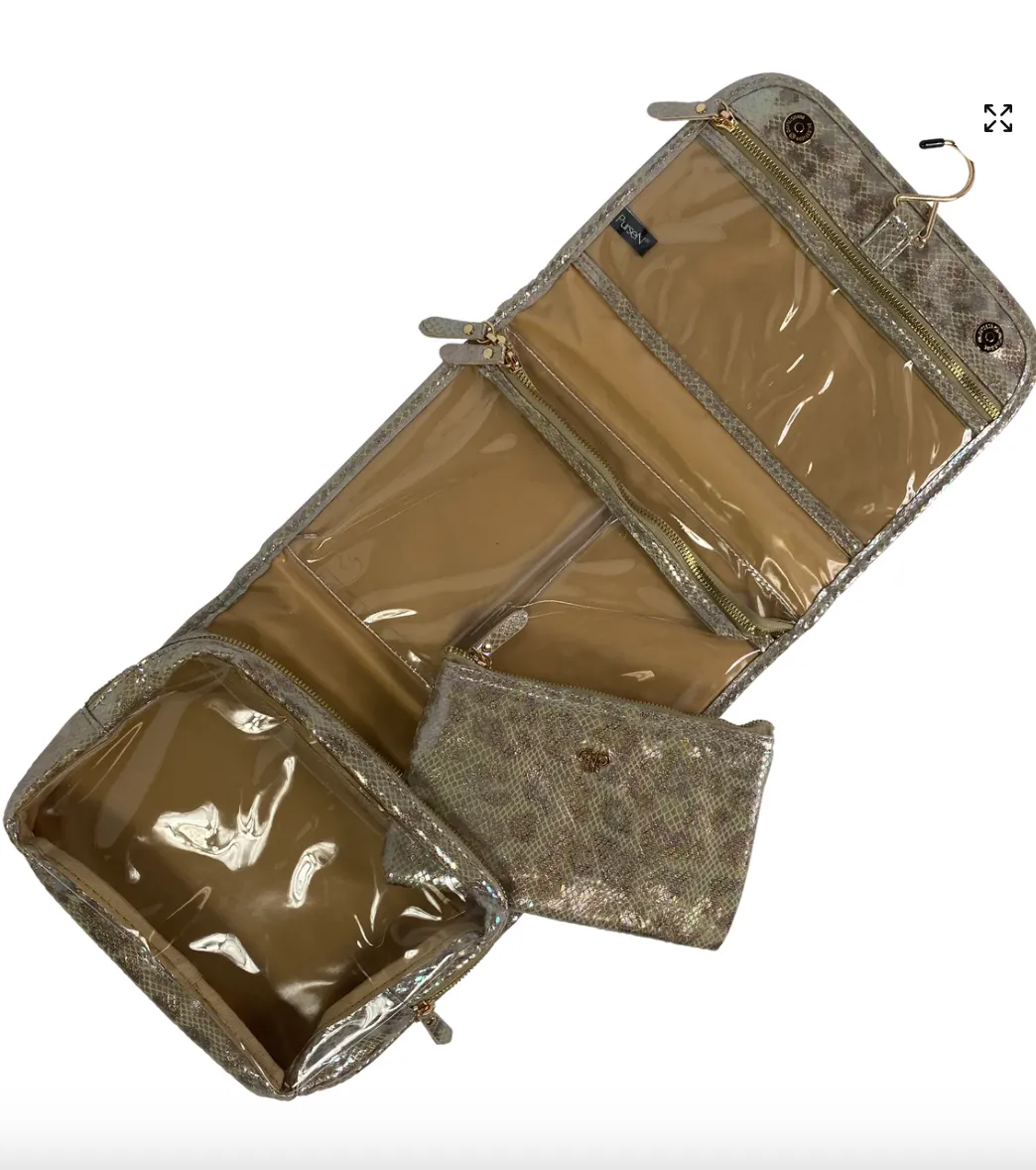 Pursen Toiletry Case Glimmer Leopard