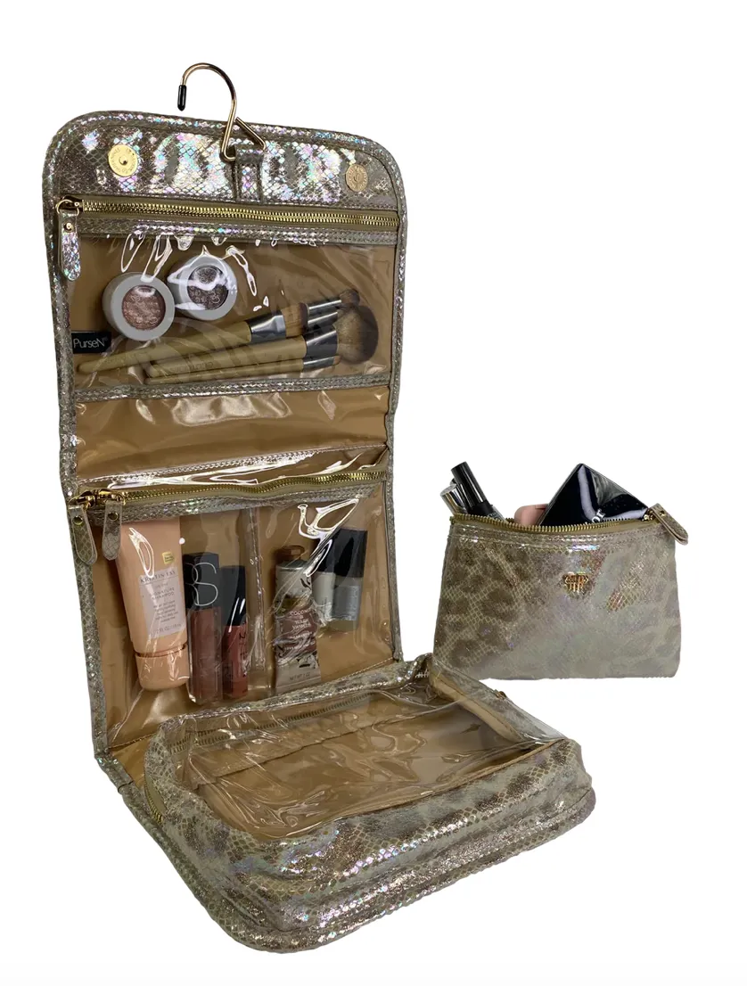 Pursen Toiletry Case Glimmer Leopard