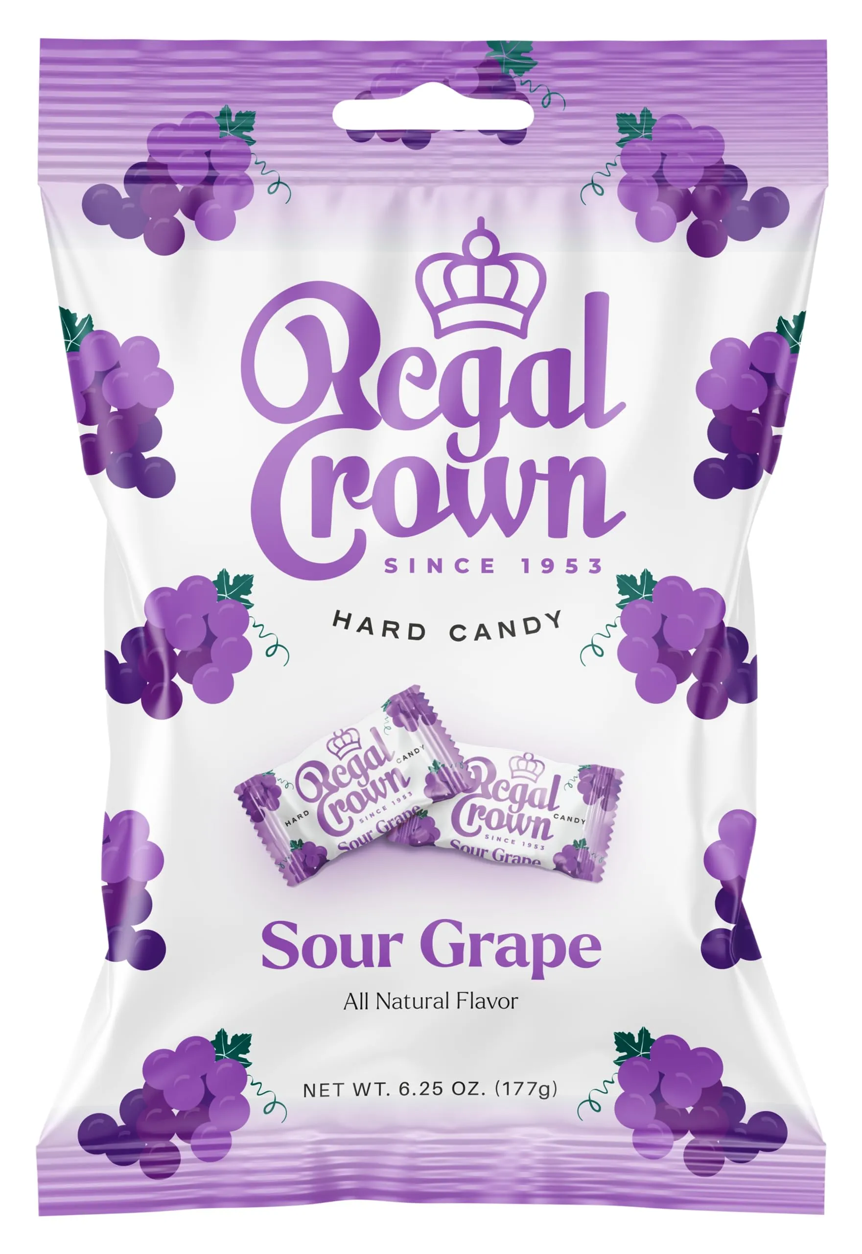 Regal Crown Sour Grape 6.25oz Bag