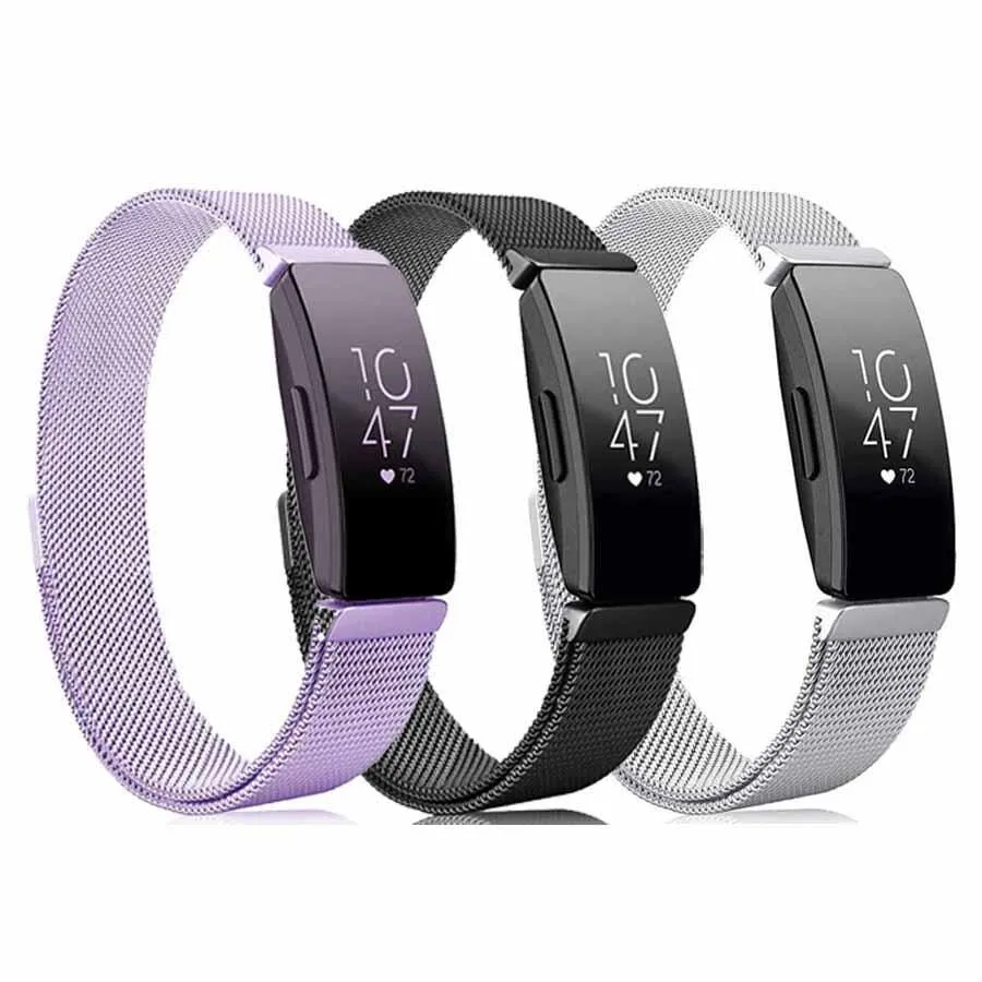 Replacement Milanese Watch Straps compatible wth the Fitbit Inspire / Inspire HR