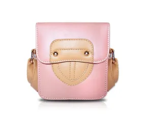 Retro Fujifilm Instax Mini Camera Leather Bag - Pink