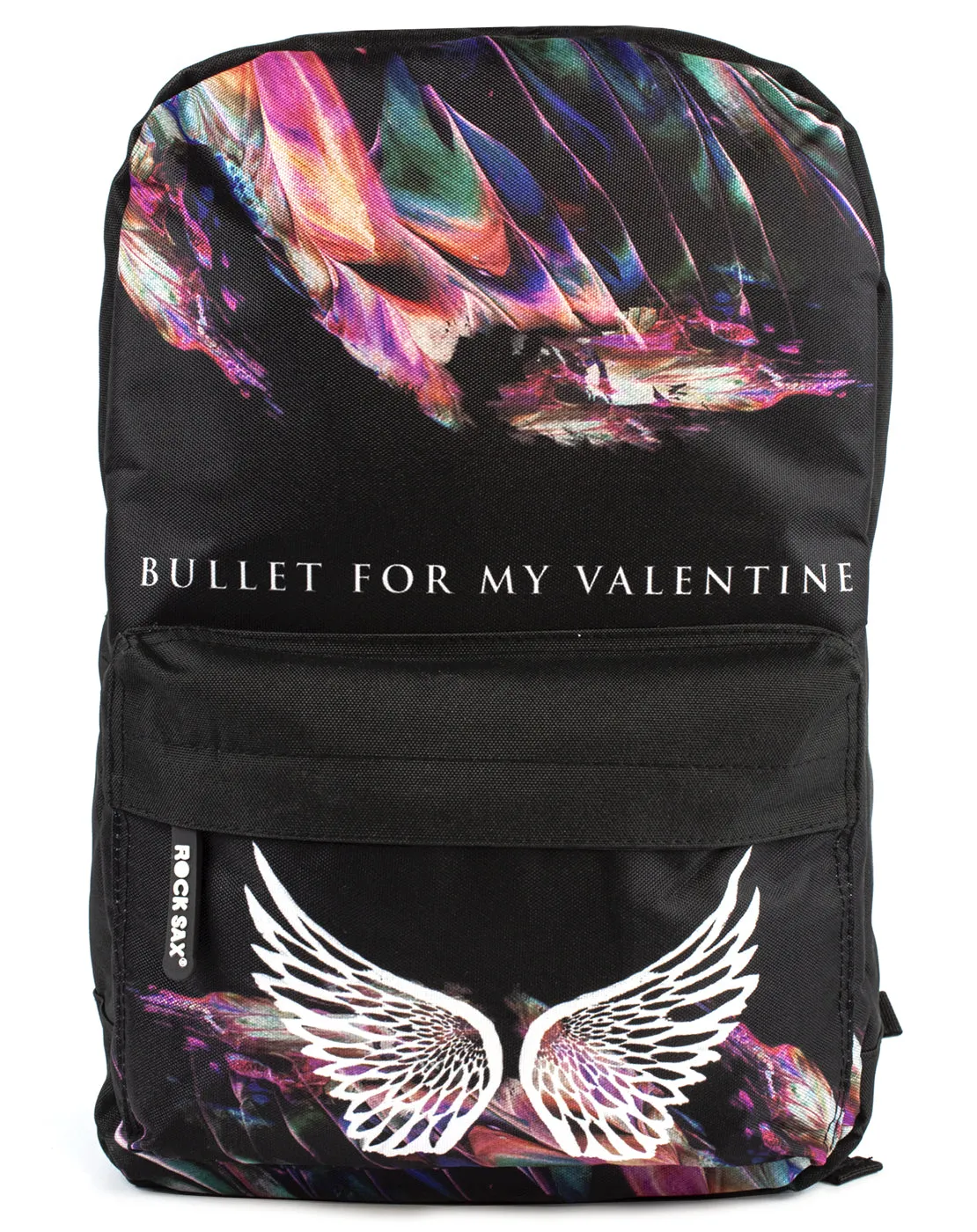 Rock Sax Bullet For My Valentine Wings Backpack - Black