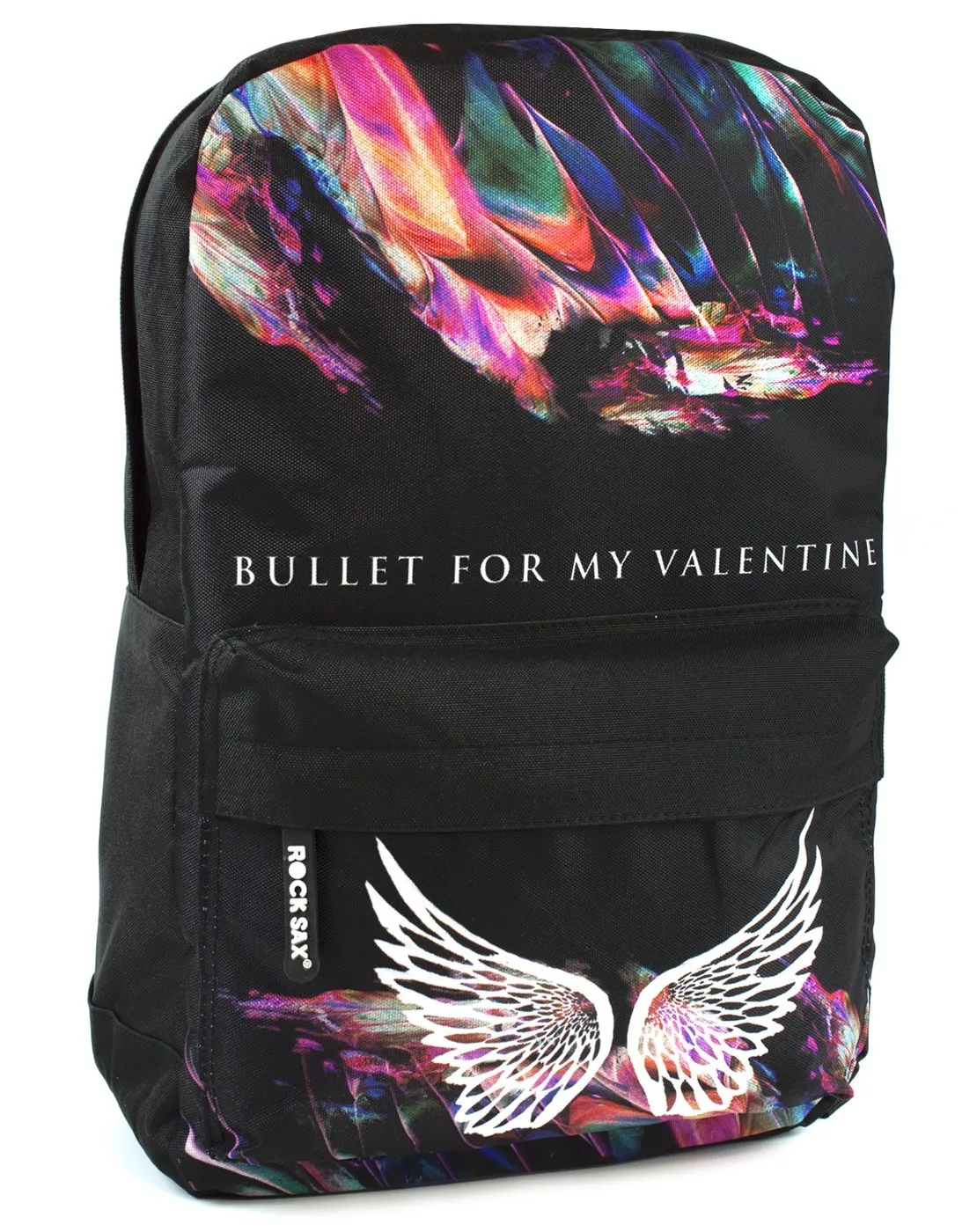 Rock Sax Bullet For My Valentine Wings Backpack - Black