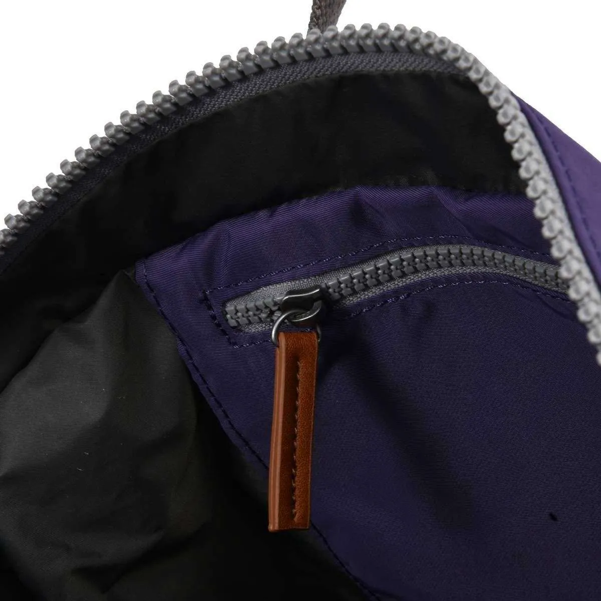 Roka Canfield B Medium Sustainable Nylon Backpack - Mulberry Purple