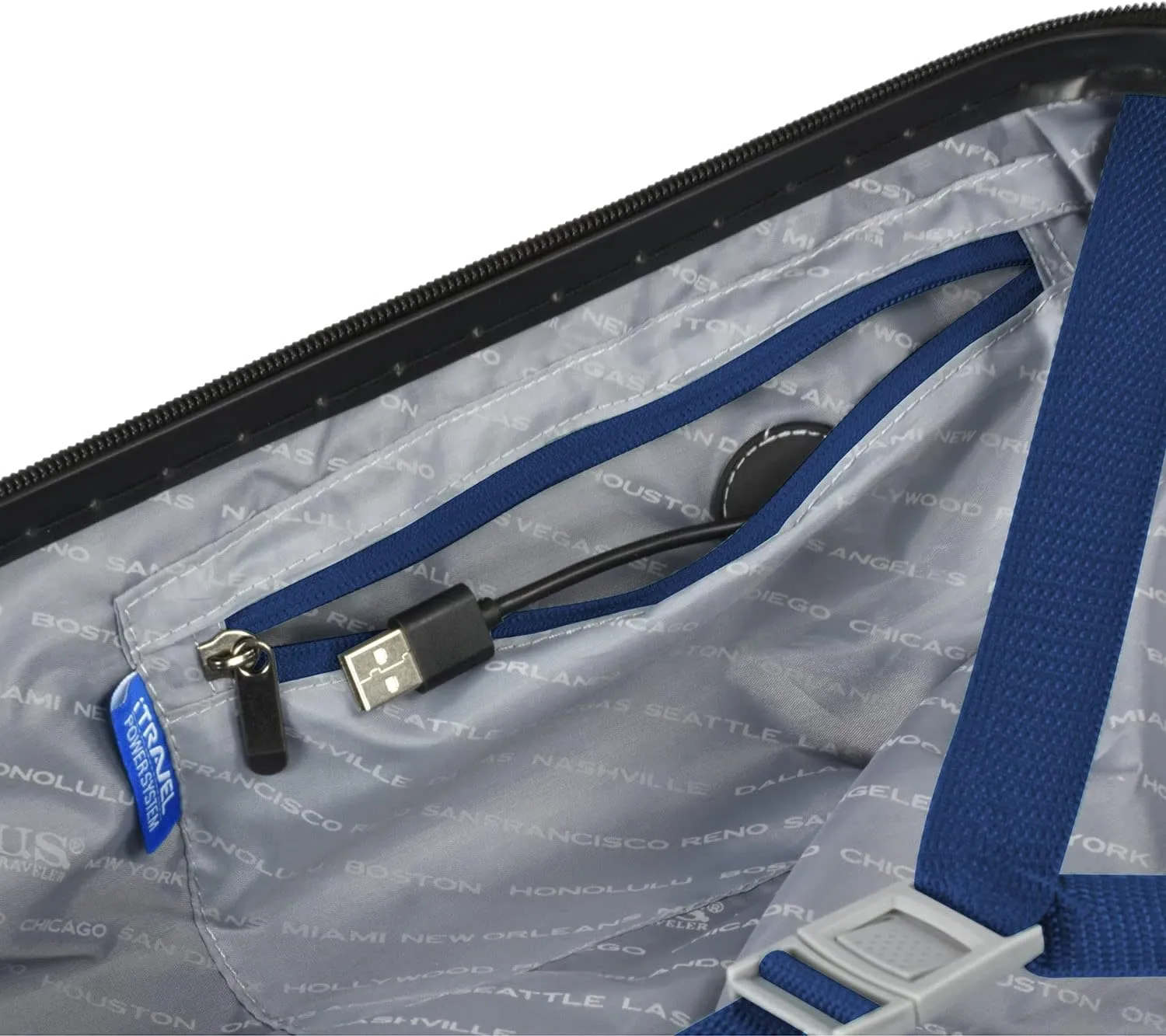 Rugged 30 Inch Hardside Top Handle Navy Blue Spinner Luggage Suitcase