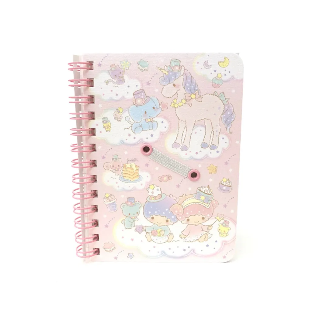 Sanrio Character B7 Spiral Notebook with Pen Holder (Passport size)