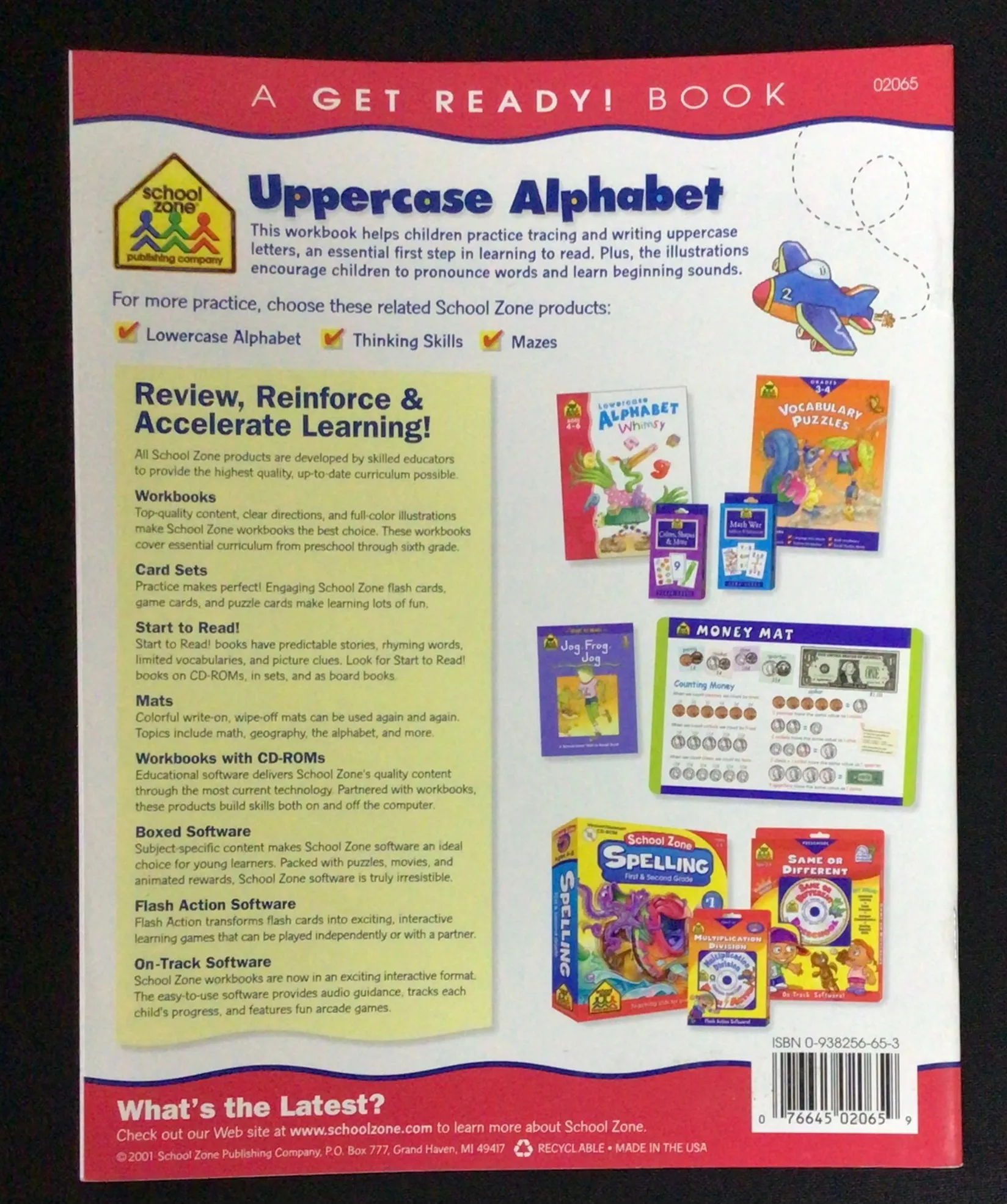 School Zone - Uppercase Alphabet A Get Ready! Preschool