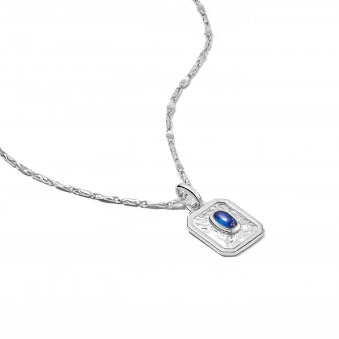 September Birthstone Recycled Sterling Silver Necklace BS09_SLV