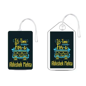 Set of 5 - Adventure Design - Luggage Tags