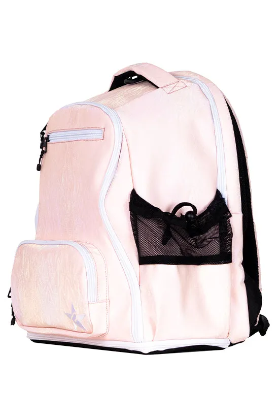 Shimmer In Silk Rebel Dream Bag With White Zipper