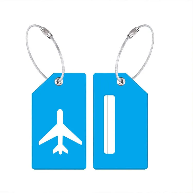 Silicone Airplane Luggage Tag