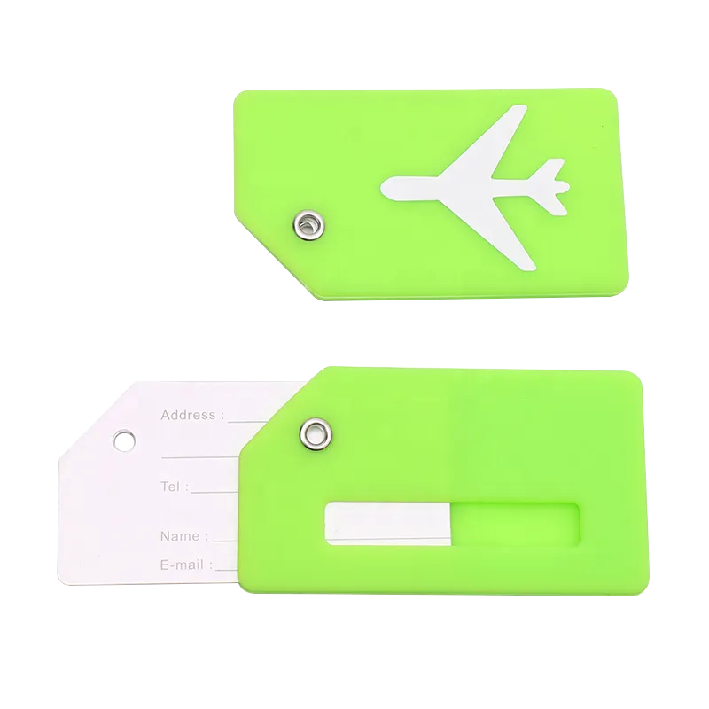 Silicone Airplane Luggage Tag