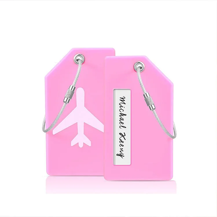 Silicone Airplane Luggage Tag