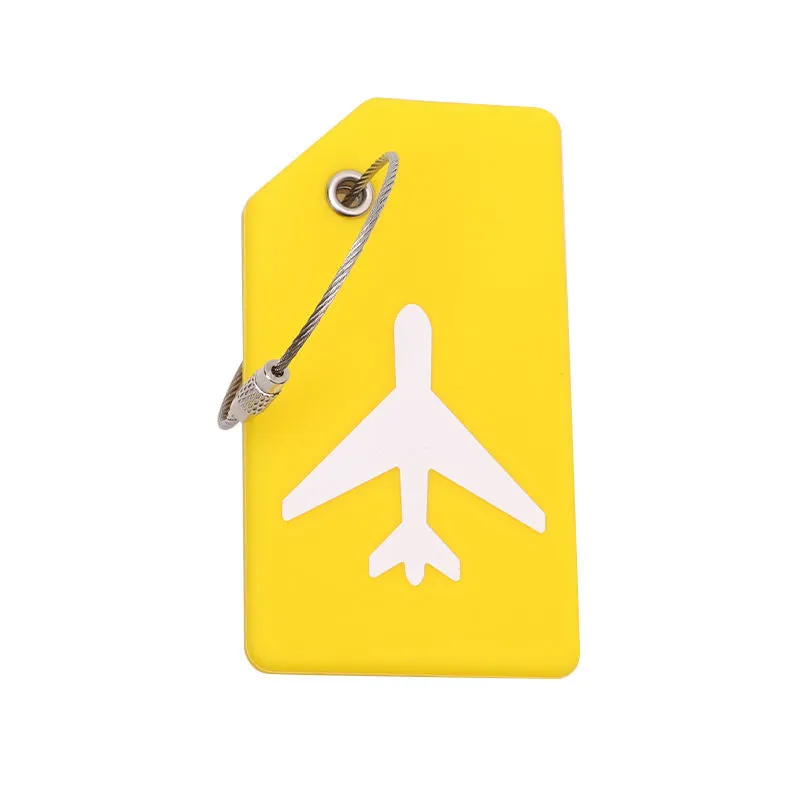 Silicone Airplane Luggage Tag