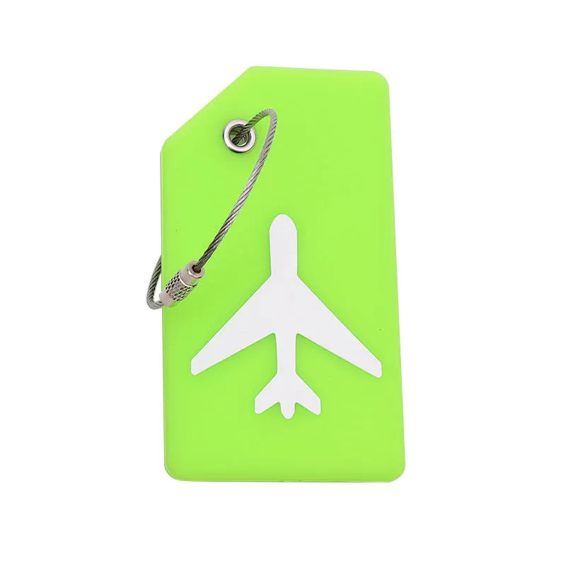 Silicone Airplane Luggage Tag