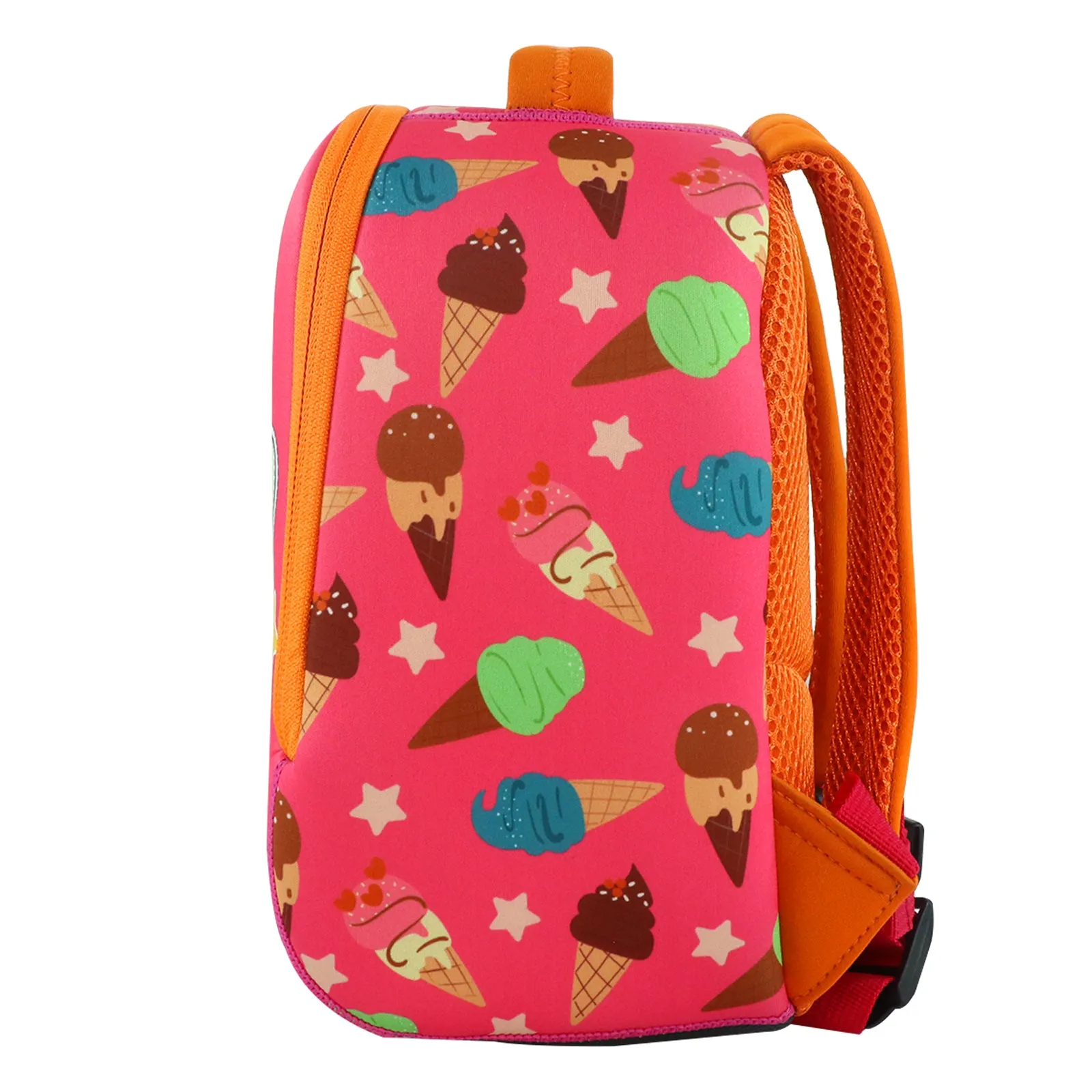 Smily Kiddos Preschool Backpack Ice Cream Theme Pink