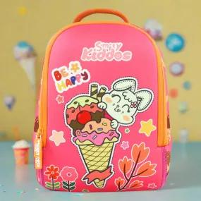 Smily Kiddos Preschool Backpack Ice Cream Theme Pink