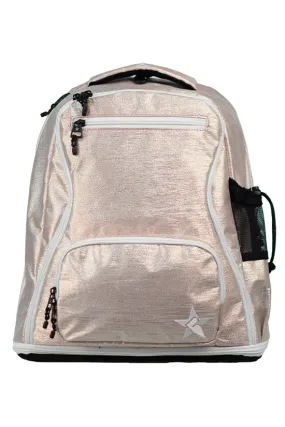 Sparkling Silk in Pink Champagne Dream Bag Plus with White Zipper