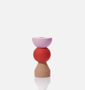 Stack Red Tomato Candlestick Holder