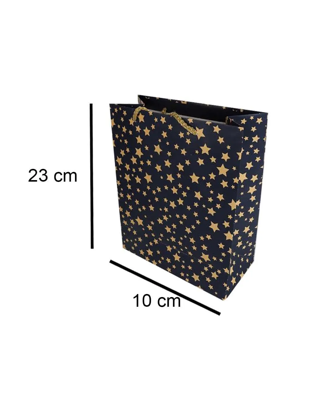 Starry Gift Bag, Small, Navy Blue, Paper, Set of 3