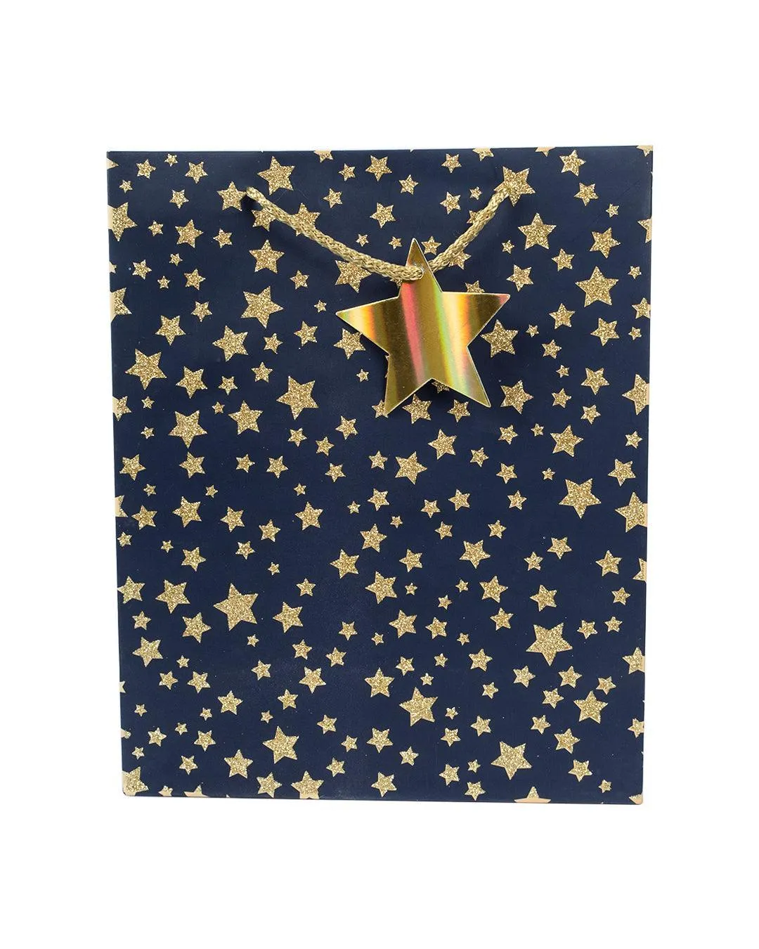 Starry Gift Bag, Small, Navy Blue, Paper, Set of 3