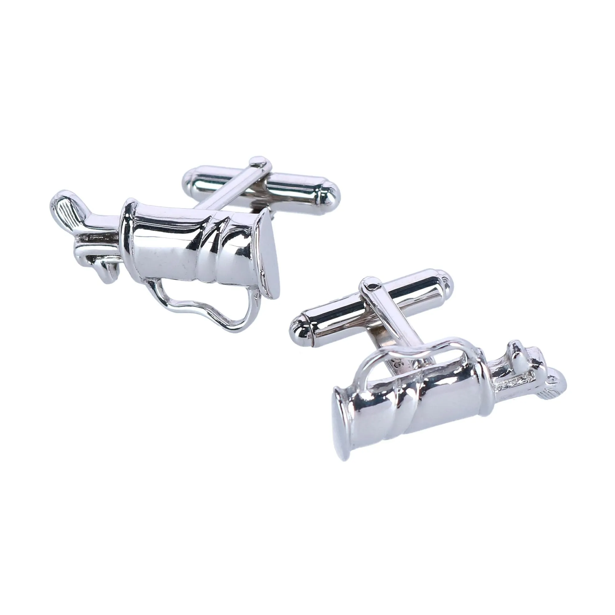 Sterling Silver Golf Bag Cufflinks