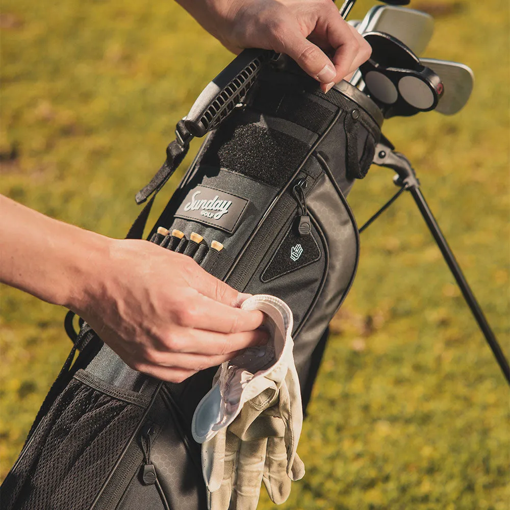 Sunday Golf Loma XL Pencil Stand Bag - Matte Black