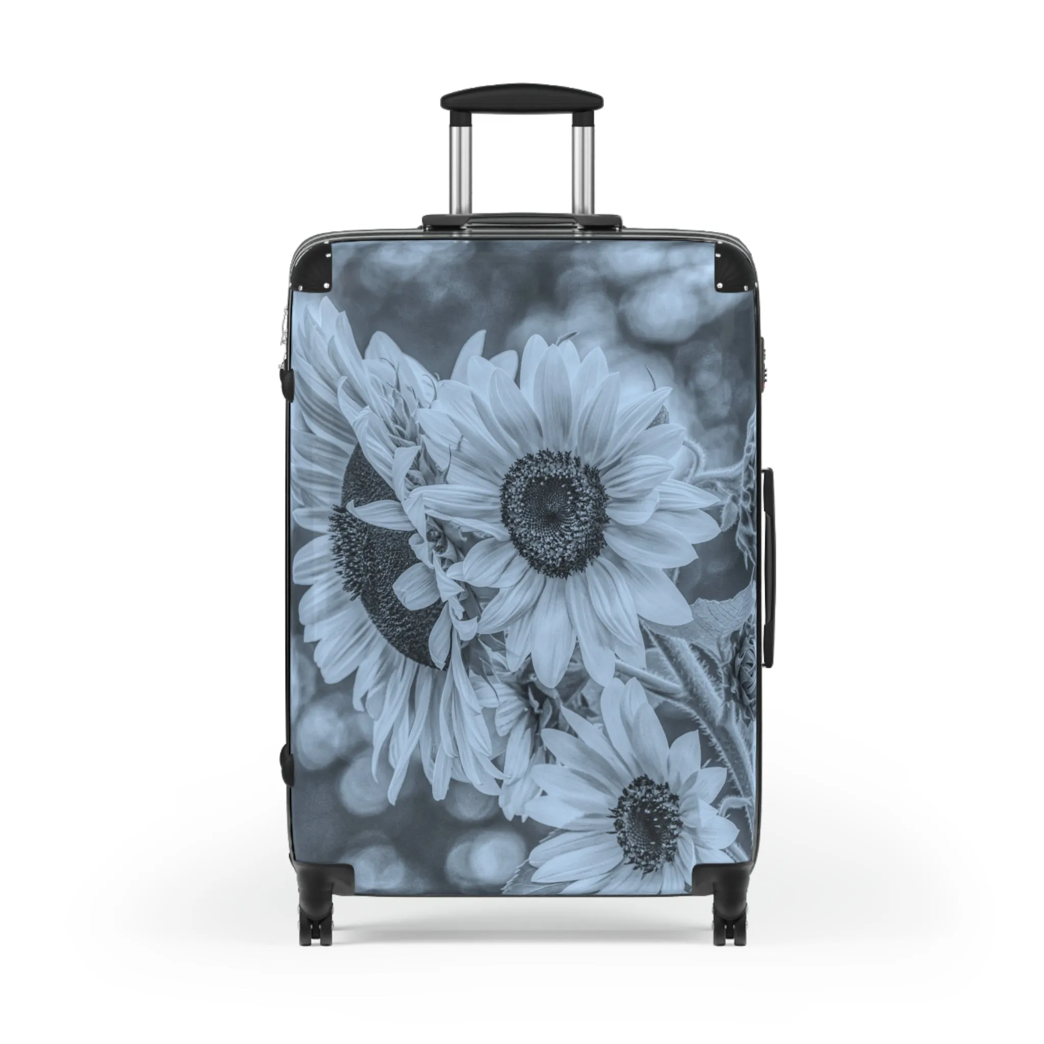 Sunflower Dreamy Blue Custom Art Luggage