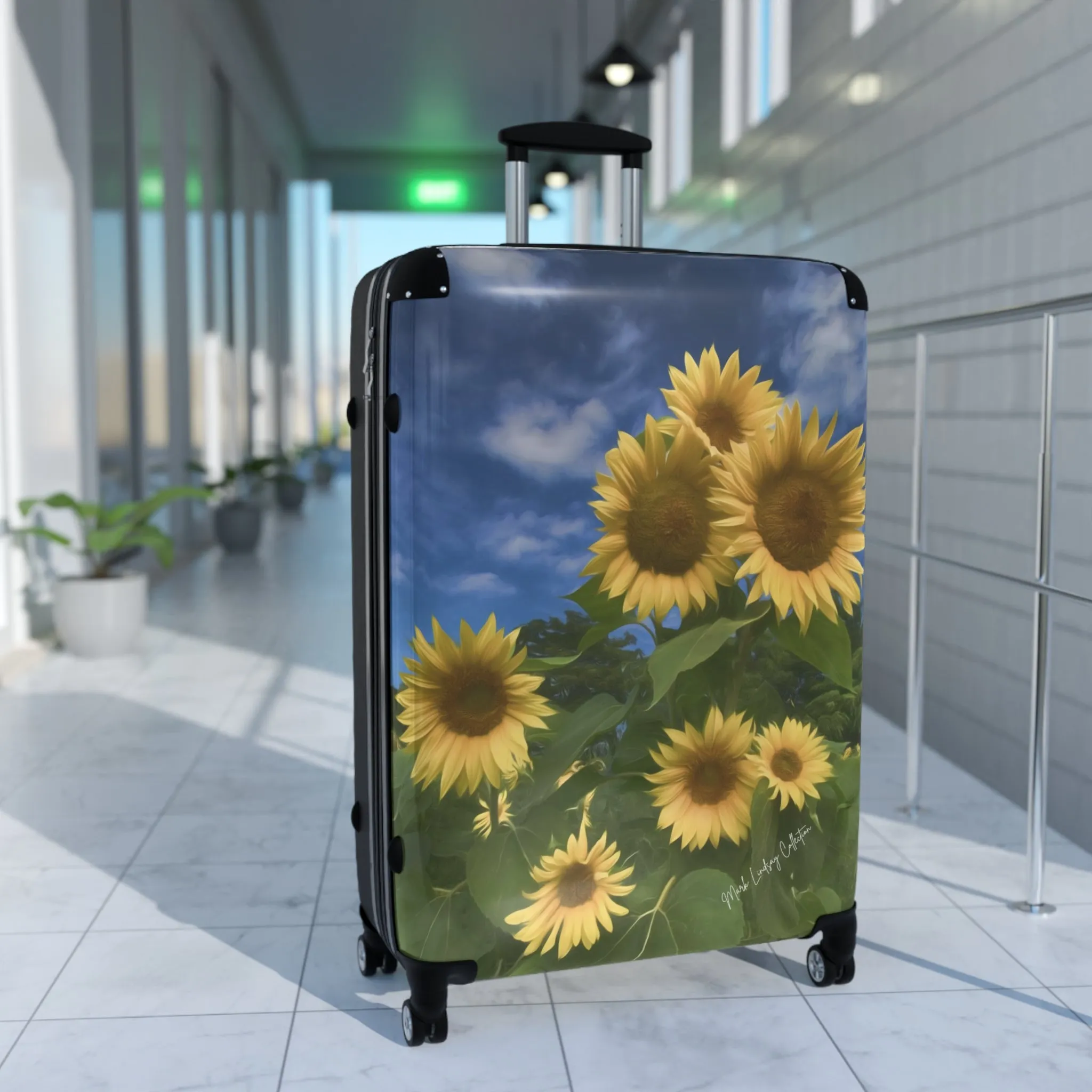 Sunflower Special Custom Art Luggage