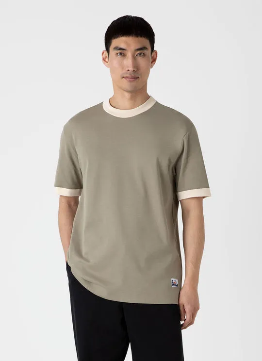 Sunspel x Nigel Cabourn Carbon Brushed T‑shirt