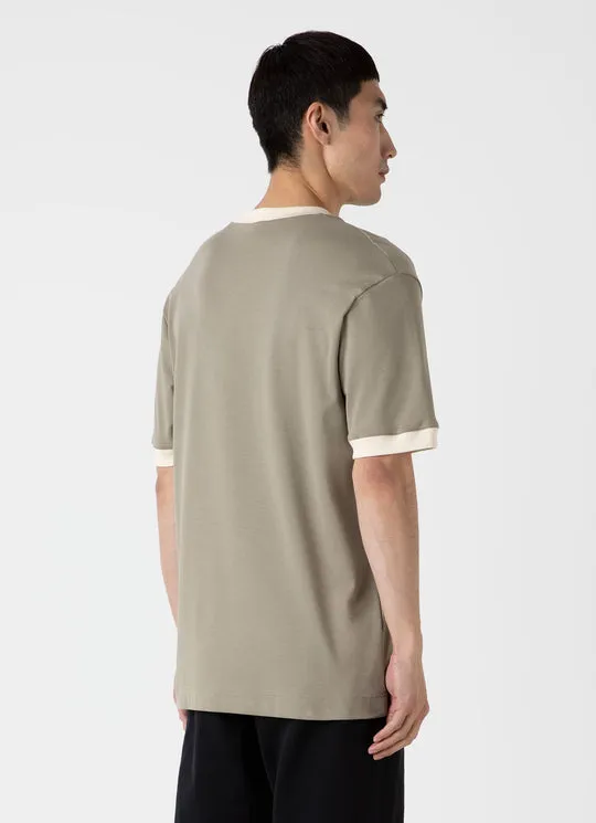 Sunspel x Nigel Cabourn Carbon Brushed T‑shirt