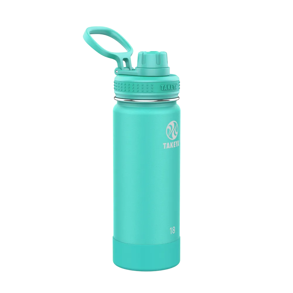 Takeya 18oz Actives Water Bottle With Spout Lid