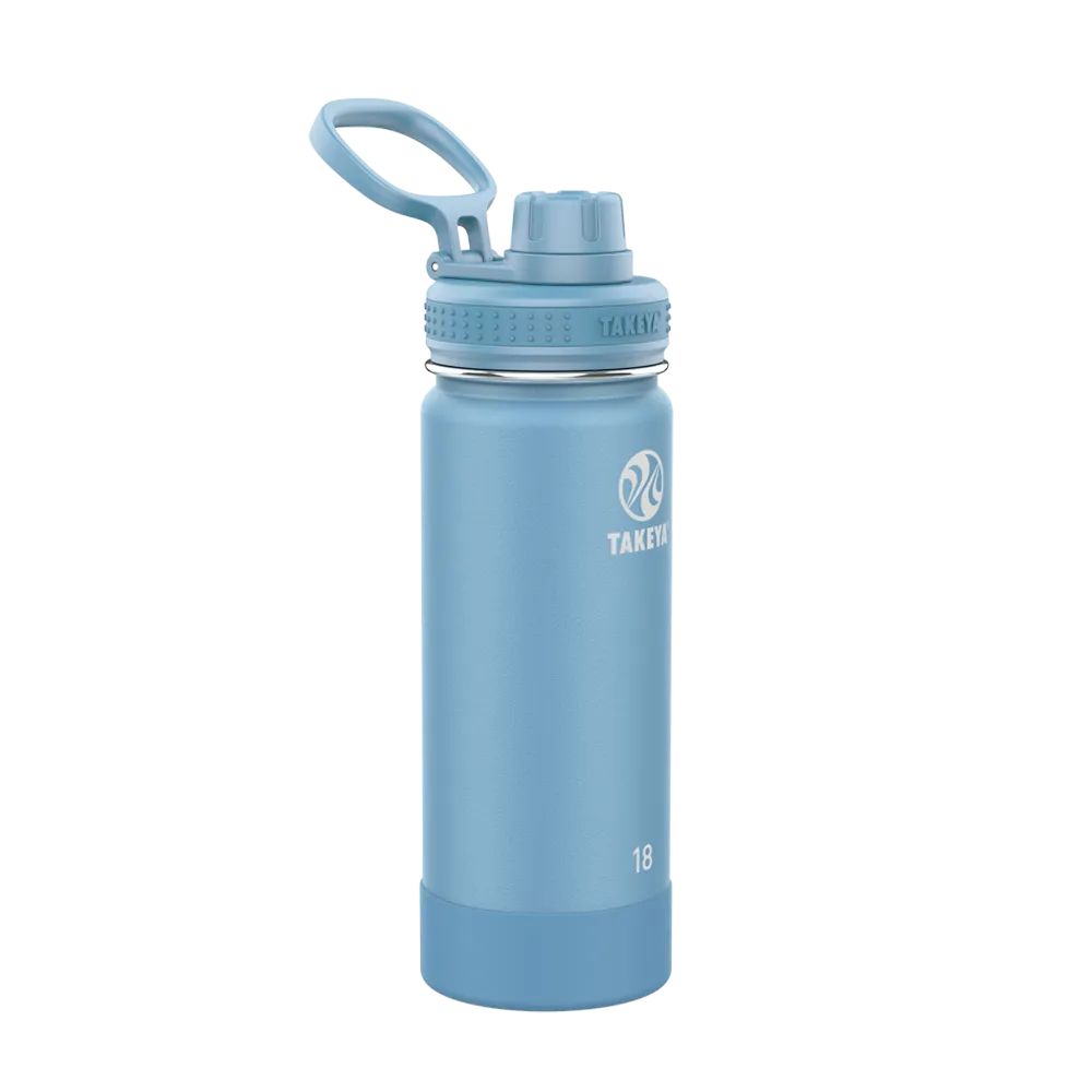 Takeya 18oz Actives Water Bottle With Spout Lid