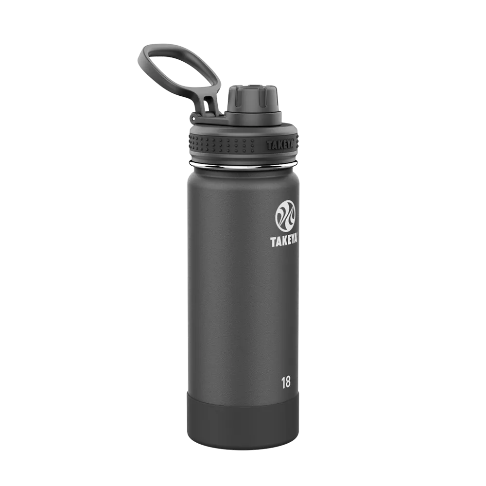 Takeya 18oz Actives Water Bottle With Spout Lid