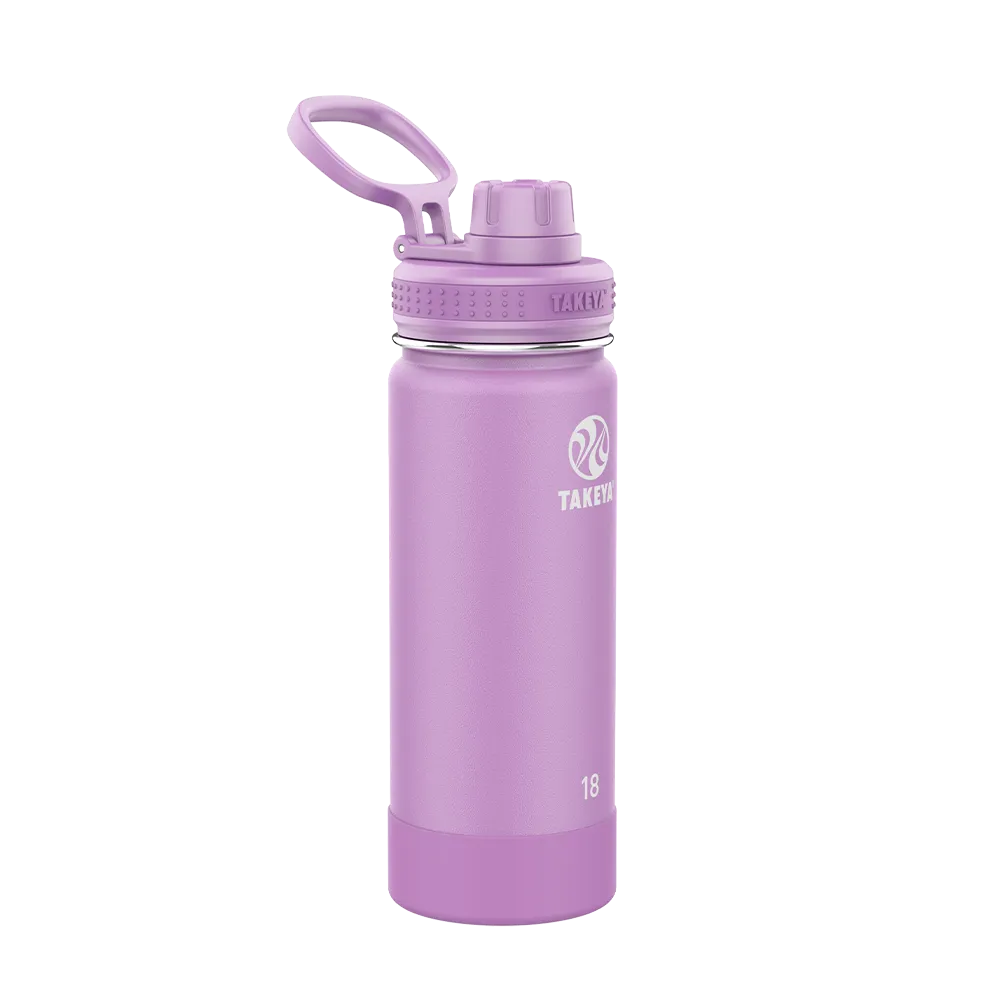 Takeya 18oz Actives Water Bottle With Spout Lid