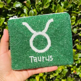 Taurus Beaded Coin Purse