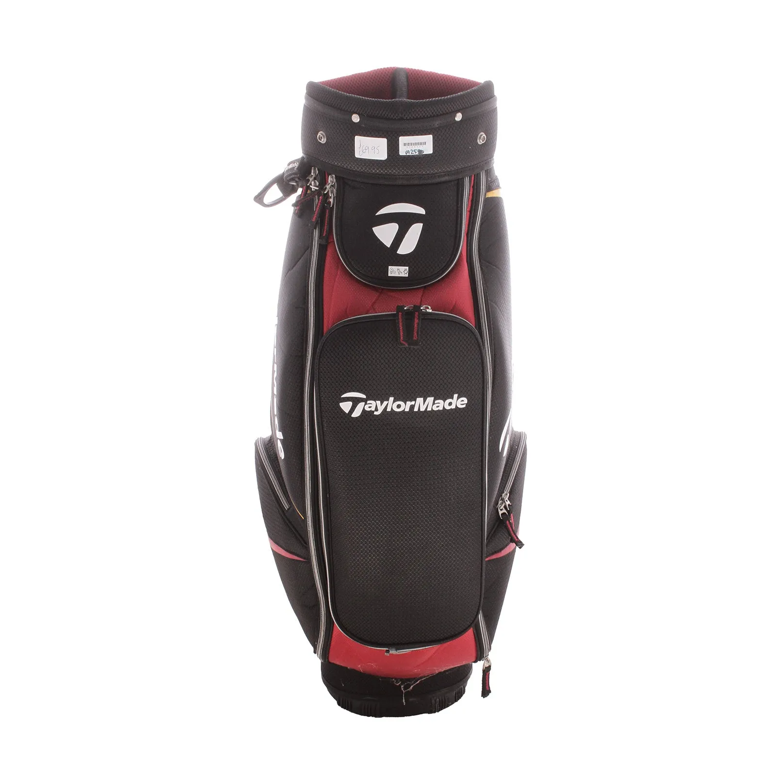 TaylorMade Second Hand Cart Bag - Black/Red/Yellow