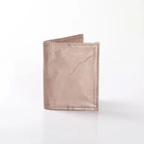 Thandana Metallic Leather Passport Holder