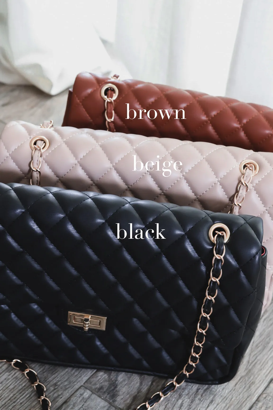 The Chelsea Quilted Handbag- FINAL SALE